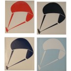 Paraglider Auto sticker GEEL Paraglider Auto sticker GEEL